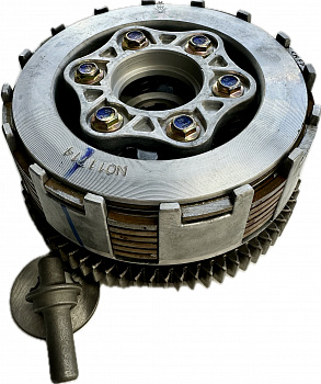 Корзина сцепления в сборе для двигателя ZS169FMM (CB250), ZS172FMM, CB250R, CB250D-G 5 передач.